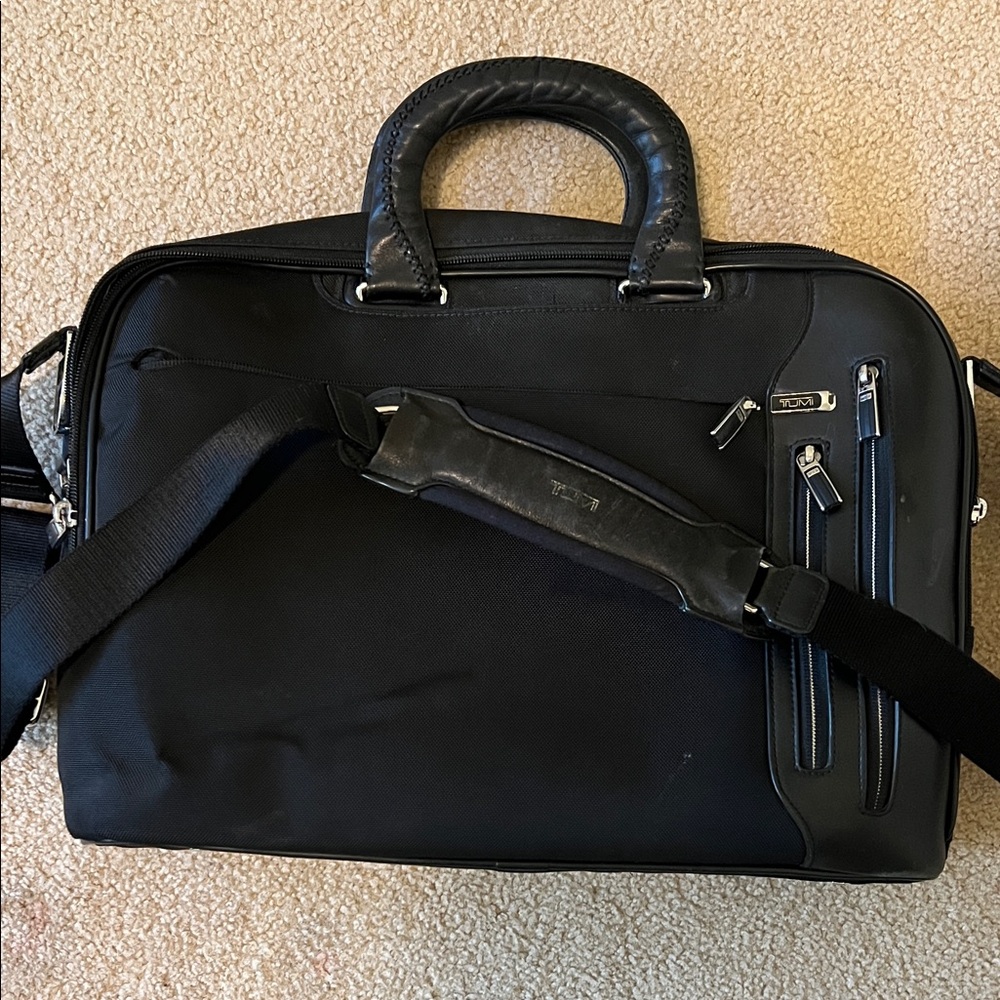 Tumi Black Briefcase for Men